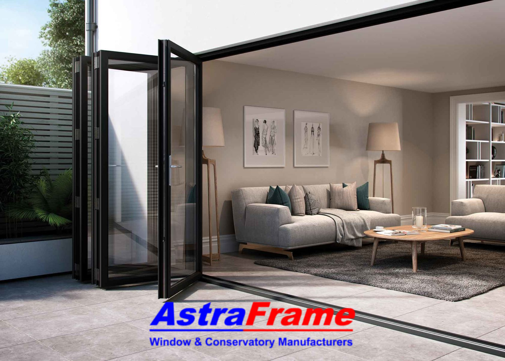 Stellar Aluminium Bifold Doors Norwich Norfolk Astraframe