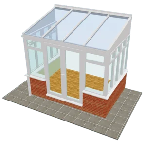 Lean-to conservatory