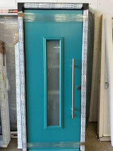 turquoise composite door